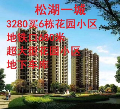 大朗新马莲6栋花园小产权房【松湖一城】3280元/平起，特价房30套