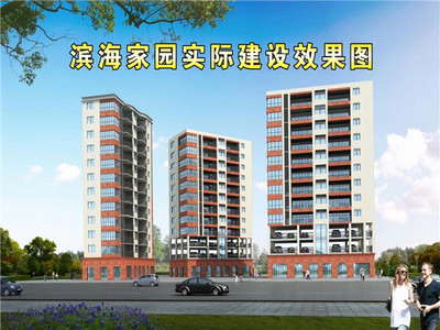 东莞虎门滨海湾新区【滨海家园】3栋300户，3380元/平起，送精装修，两房26.8万/套起，三房38.8万/套起，首付5成，分期3年