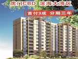 东莞虎门【海岸名城】正规报建，4栋200户，特价3980元/平起，首付3成，分期5年，与黄河时装城隔江相望